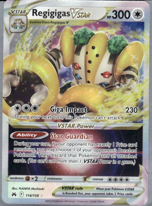 Regigigas VSTAR - Crown Zenith (Rare Holo VSTAR) [CRZ-114]