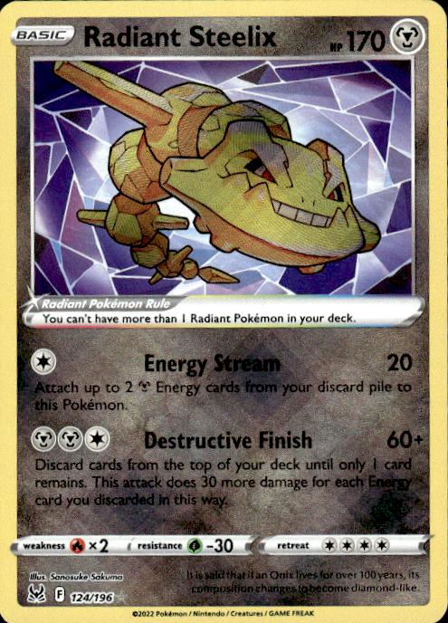 Radiant Steelix - Lost Origin (Radiant Rare) [LOR-124]