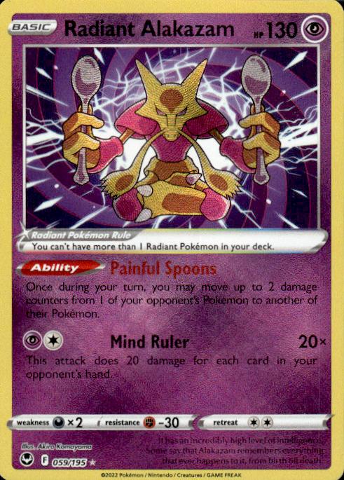 Radiant Alakazam - Silver Tempest (Radiant Rare) [SIT-59]