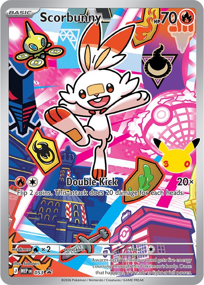Scorbunny - ME Black Star Promos (Promo) [MEP-53] English / Near Mint / Normal