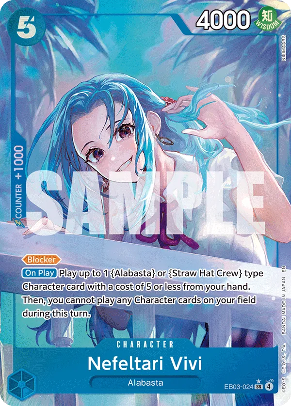 Nefeltari Vivi - One Piece Heroines Edition [EB03-67] English / Near Mint / Normal