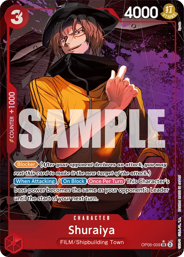 Shuraiya - Wings of the Captain [OP06-121] English / Near Mint / Normal