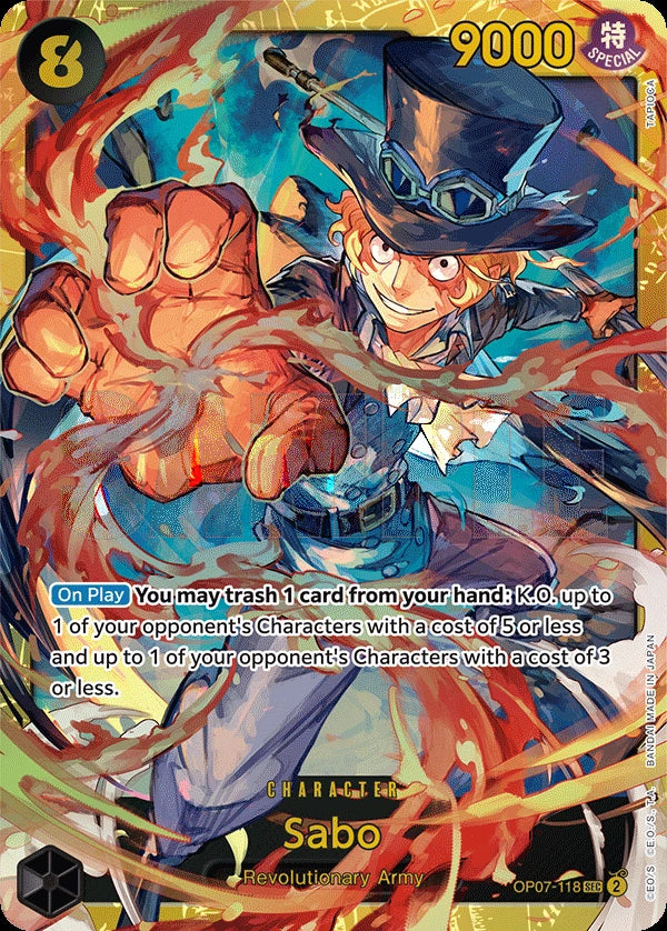 Sabo - 500 Years in the Future (SEC) [OP07-118] English / Near Mint / Normal