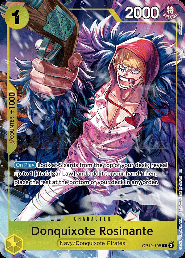 Donquixote Rosinante - Legacy of the Master (R) [OP12-108] English / Near Mint / Normal