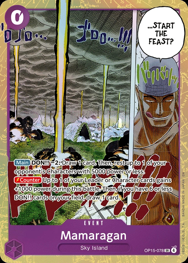 Mamaragan - Adventure on Kami's Island (SR) [OP15-78] English / Near Mint / Normal
