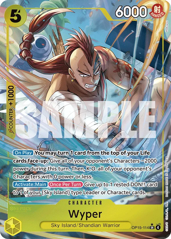 Wyper - Adventure on Kami's Island [OP15-135] English / Near Mint / Normal