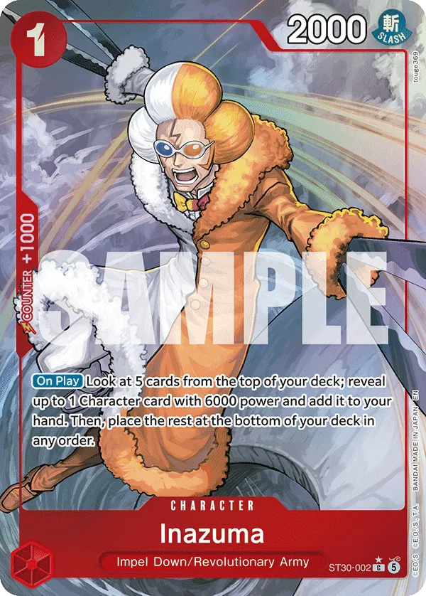 Inazuma - EX Luffy & Ace [ST30-19] English / Near Mint / Normal