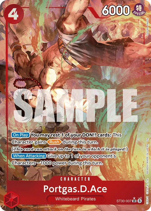 Portgas.D.Ace - EX Luffy & Ace [ST30-24] English / Near Mint / Normal