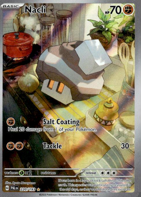 Nacli - Paldea Evolved (Illustration Rare) [PAL-220] English / Near Mint / Normal