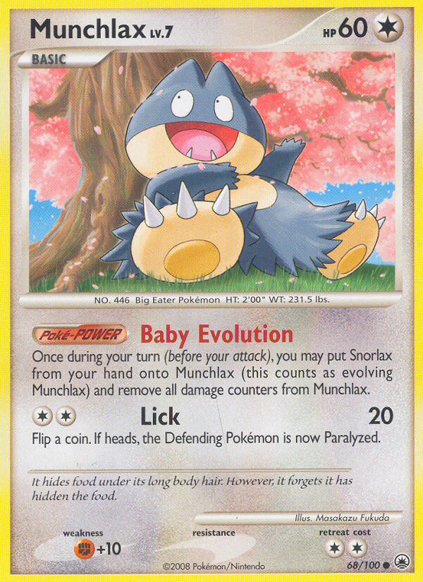 Munchlax - Majestic Dawn (Common) [MD-68] English / Near Mint / Normal