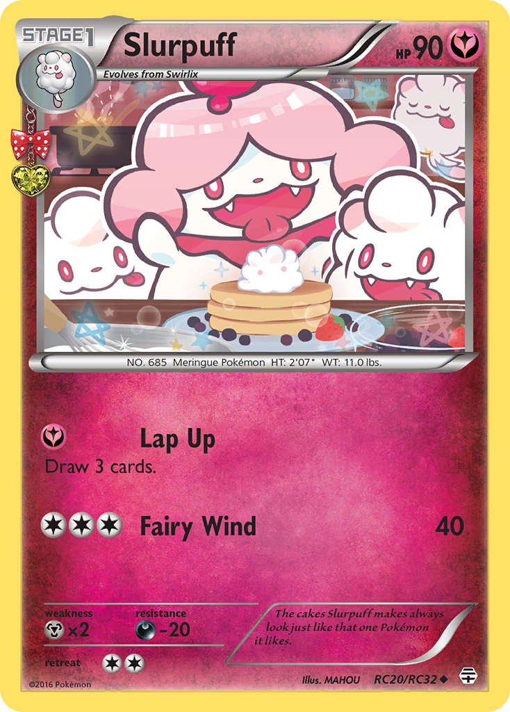 Slurpuff - Generations (Uncommon) [GEN-RC20] English / Near Mint / Normal