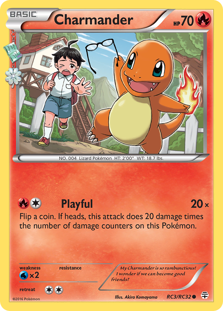 Charmander - Generations (Common) [GEN-RC3] English / Near Mint / Normal