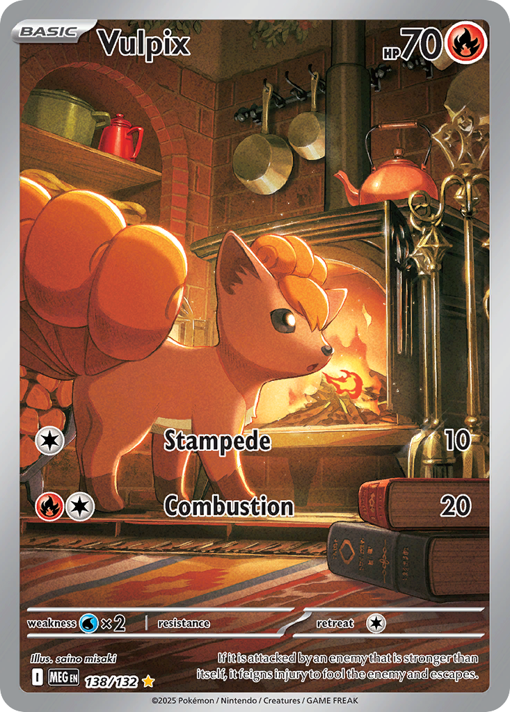 Vulpix - Mega Evolution (Illustration Rare) [MEG-138] English / Near Mint / Normal