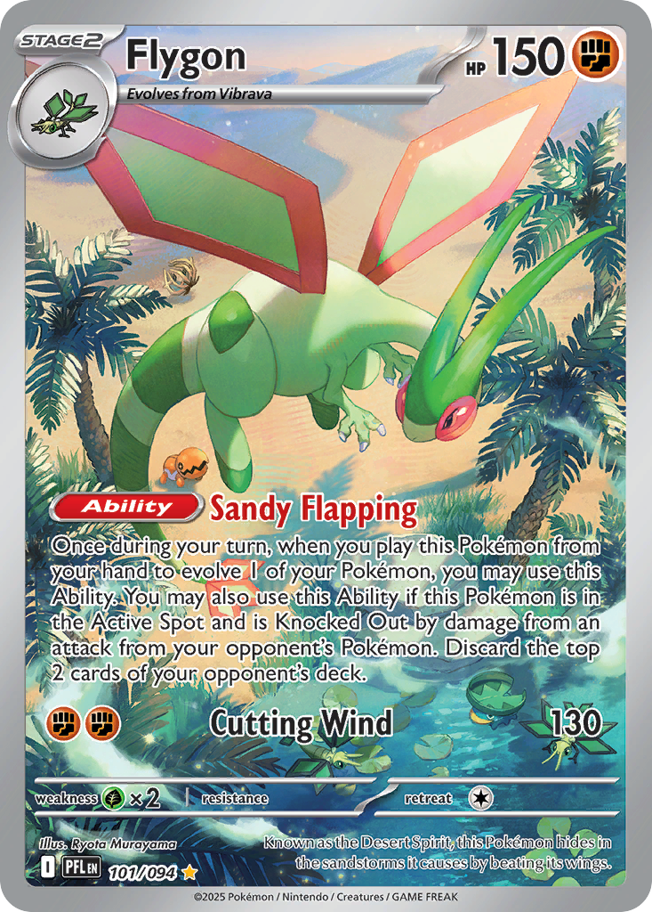 Flygon - Phantasmal Flames (Illustration Rare) [PFL-101] English / Near Mint / Normal