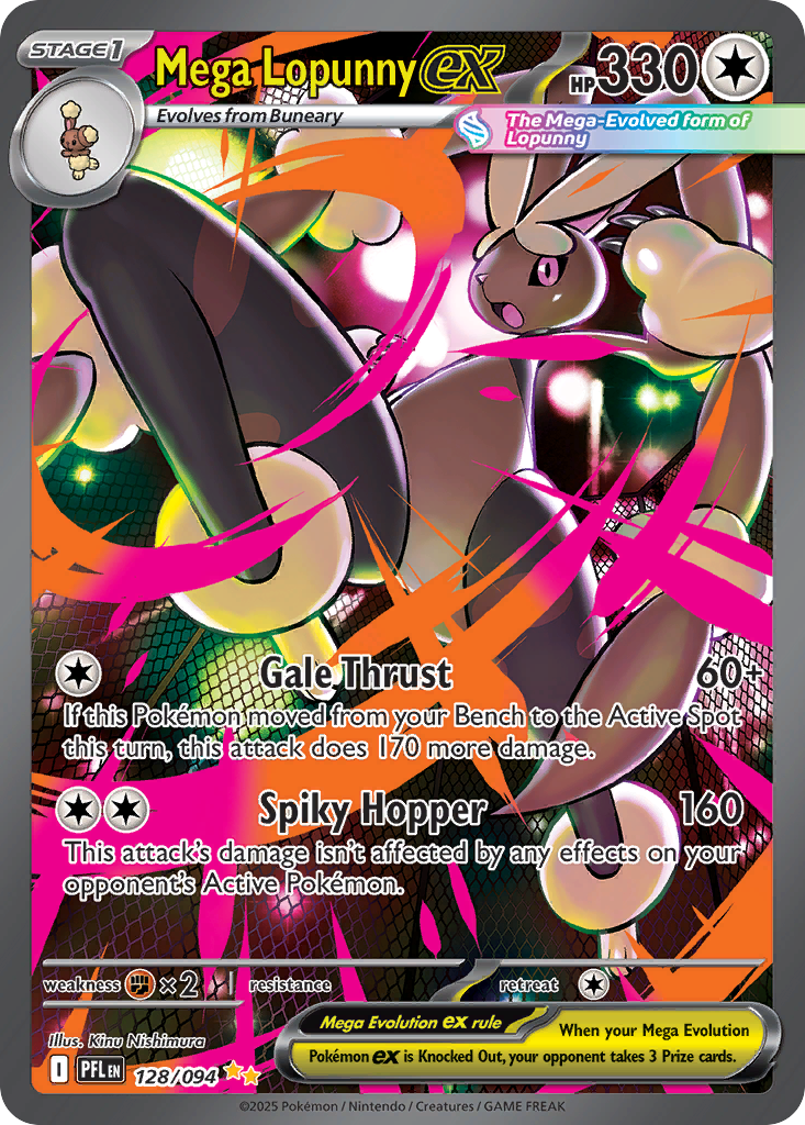 Mega Lopunny ex - Phantasmal Flames (Special Illustration Rare) [PFL-128] English / Near Mint / Normal