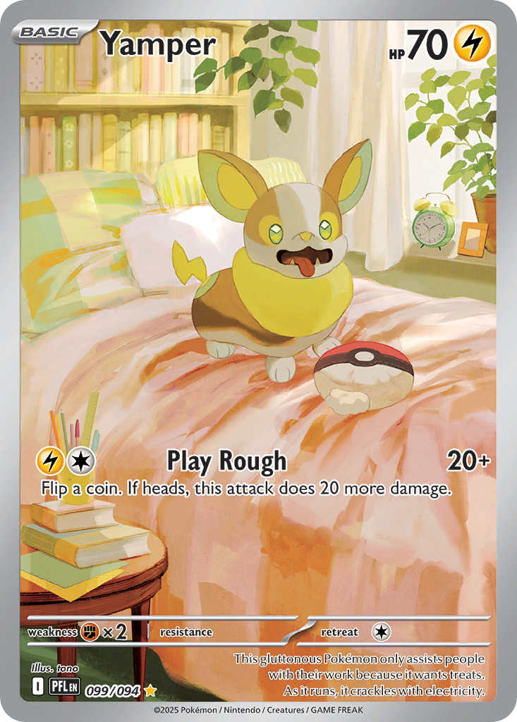 Yamper - Phantasmal Flames (Illustration Rare) [PFL-99] English / Near Mint / Normal