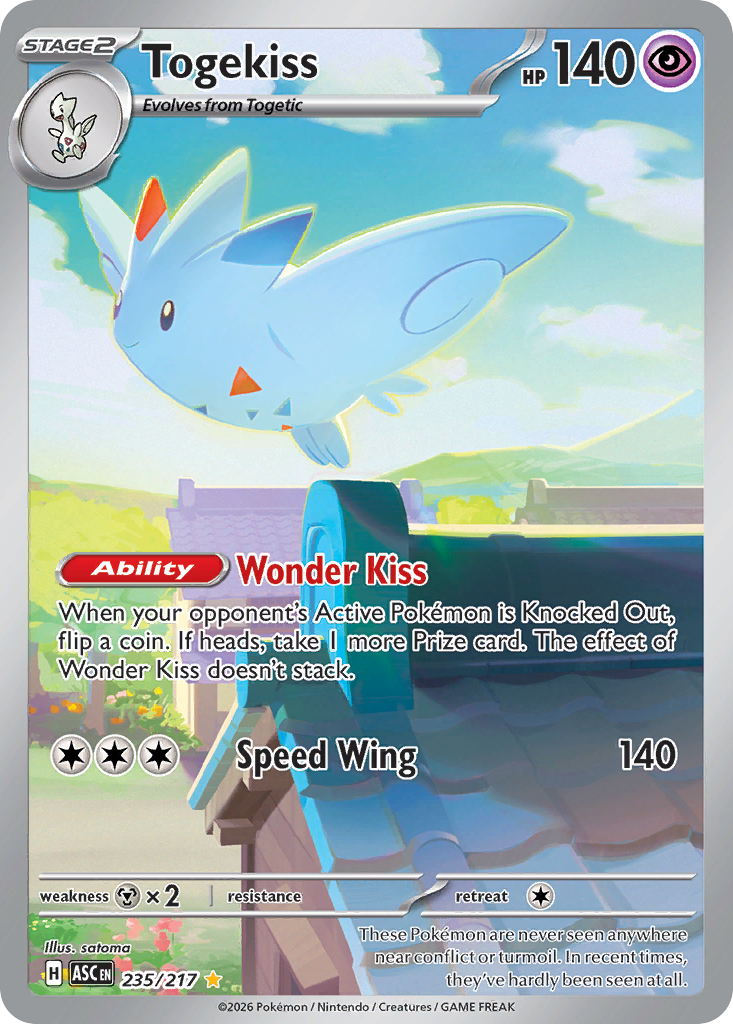 Togekiss - Ascended Heroes (Illustration Rare) [ASC-235] English / Near Mint / Normal