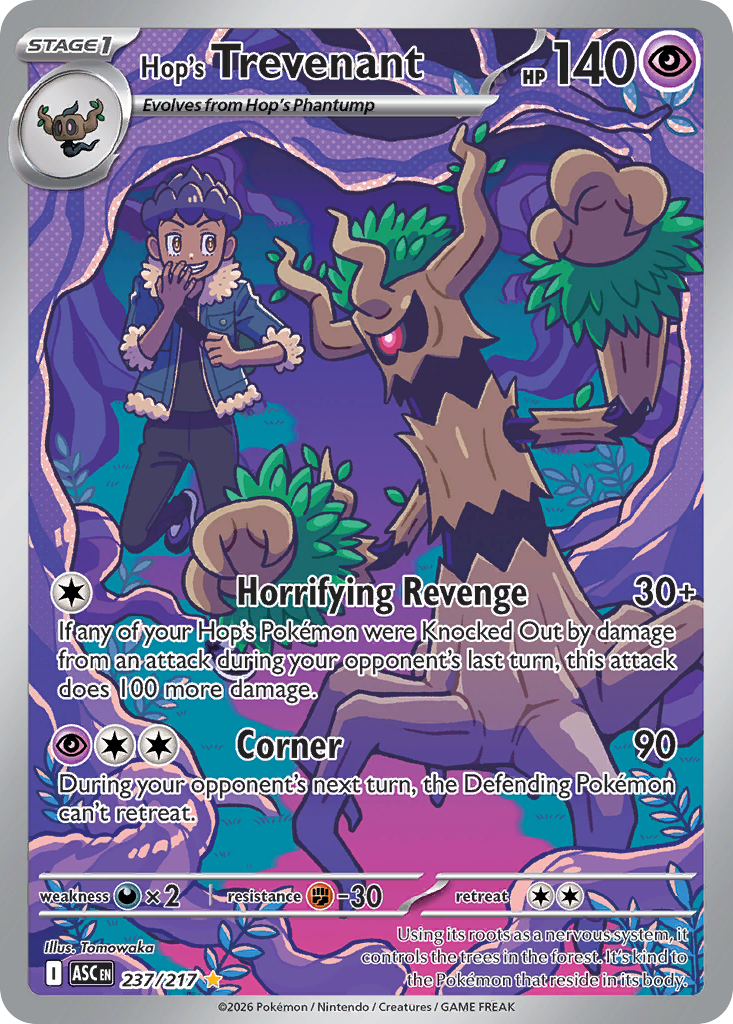 Hop's Trevenant - Ascended Heroes (Illustration Rare) [ASC-237] English / Near Mint / Normal