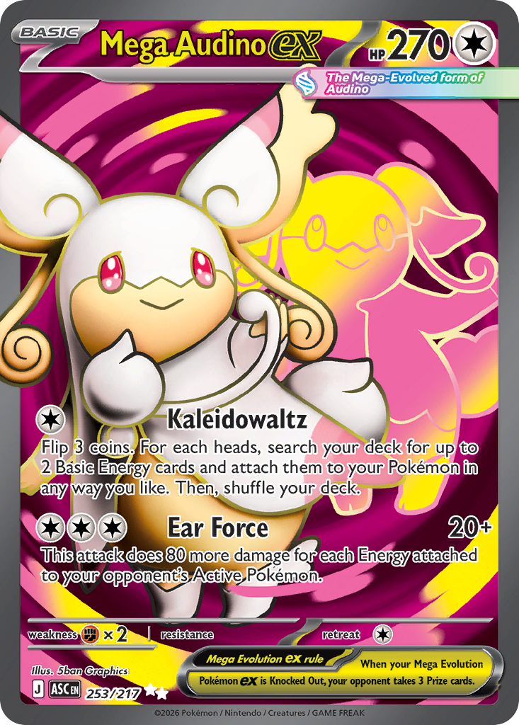 Mega Audino ex - Ascended Heroes (Ultra Rare) [ASC-253]