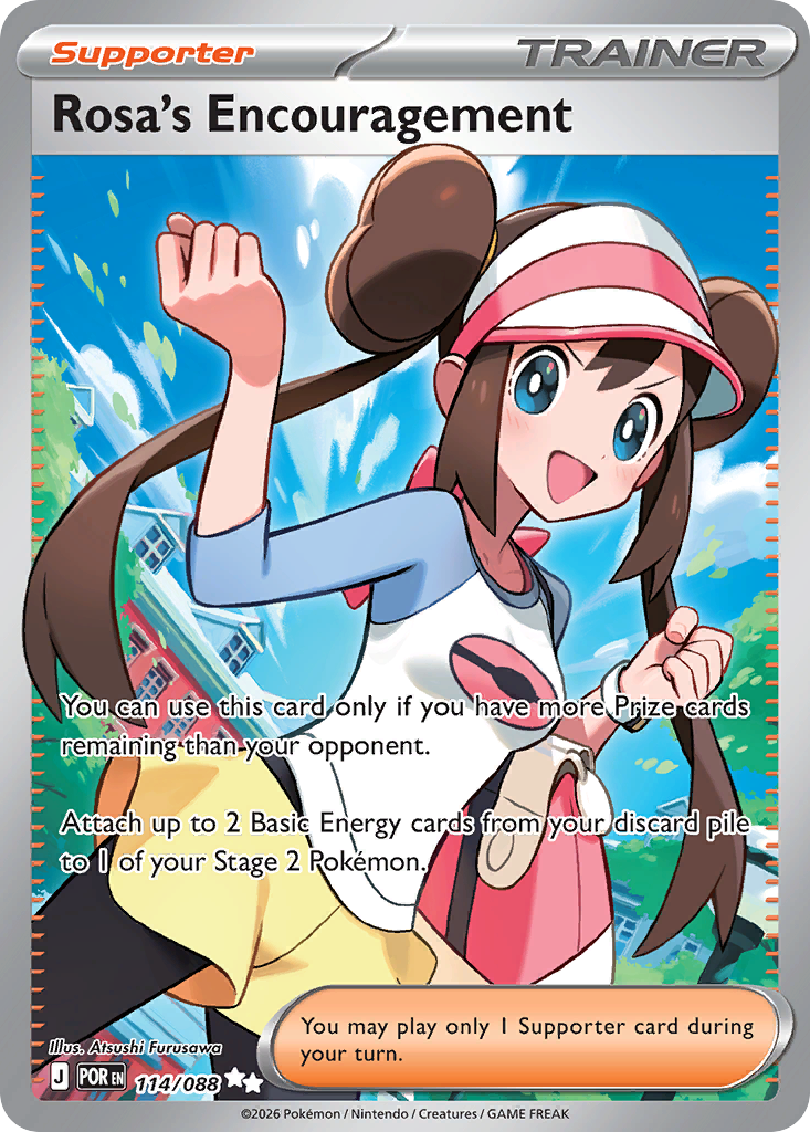 Rosa's Encouragement - Perfect Order (Ultra Rare) [POR-114] English / Near Mint / Normal