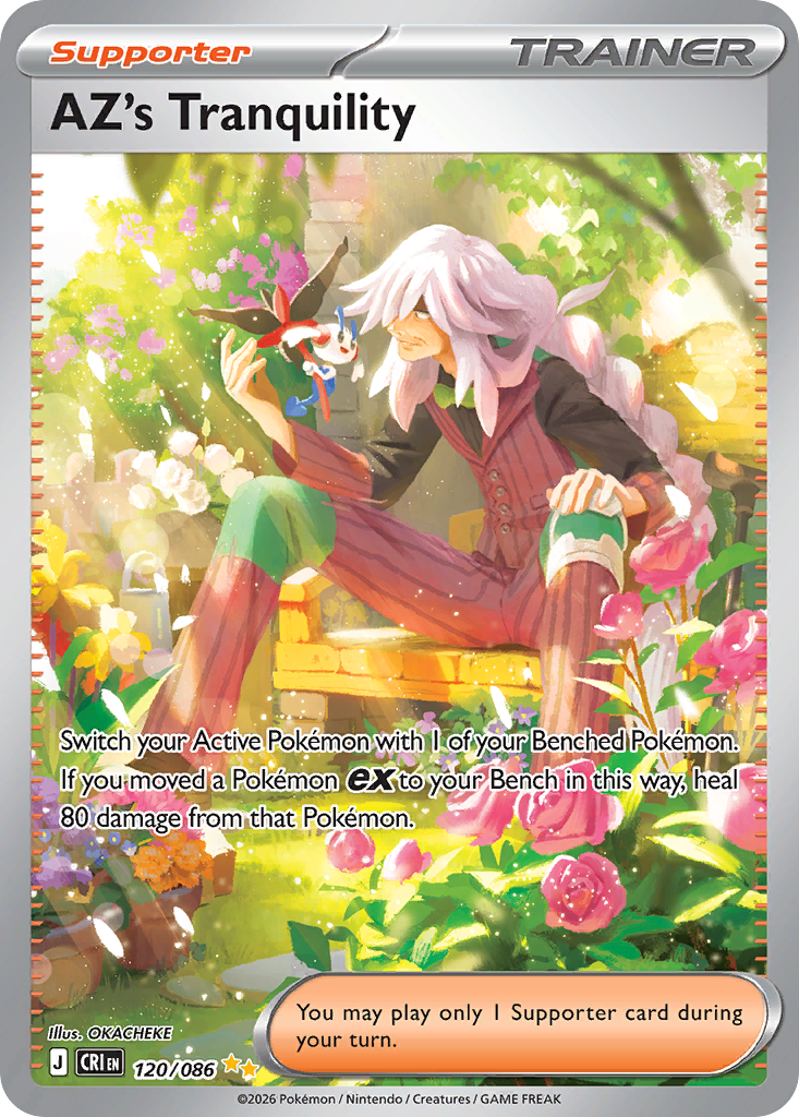 AZ's Tranquility - Chaos Rising (Special Illustration Rare) [CRI-120] English / Near Mint / Normal