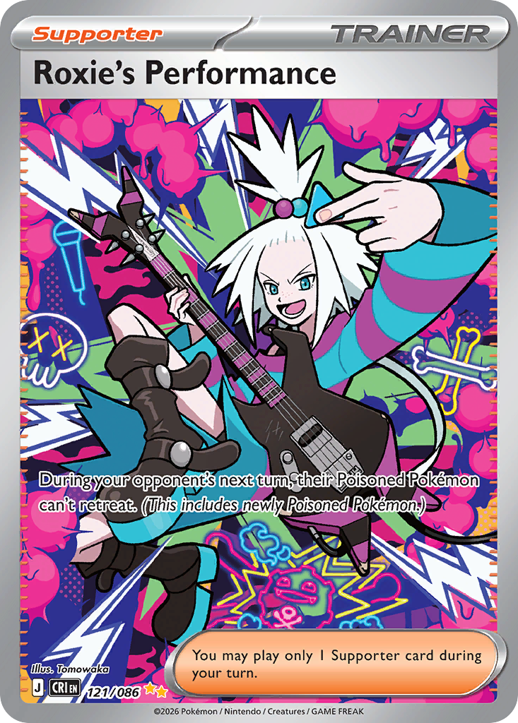 Roxie's Performance - Chaos Rising (Special Illustration Rare) [CRI-121] English / Near Mint / Normal