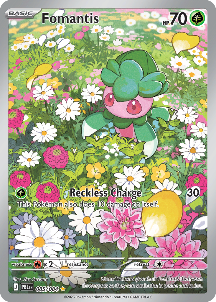 Fomantis - Pitch Black (Illustration Rare) [PBL-85] English / Near Mint / Normal