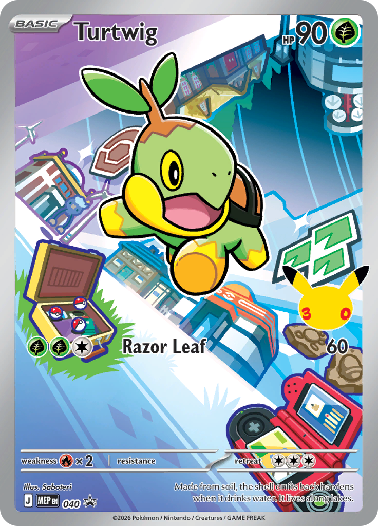 Turtwig - ME Black Star Promos (Promo) [MEP-40] English / Near Mint / Normal