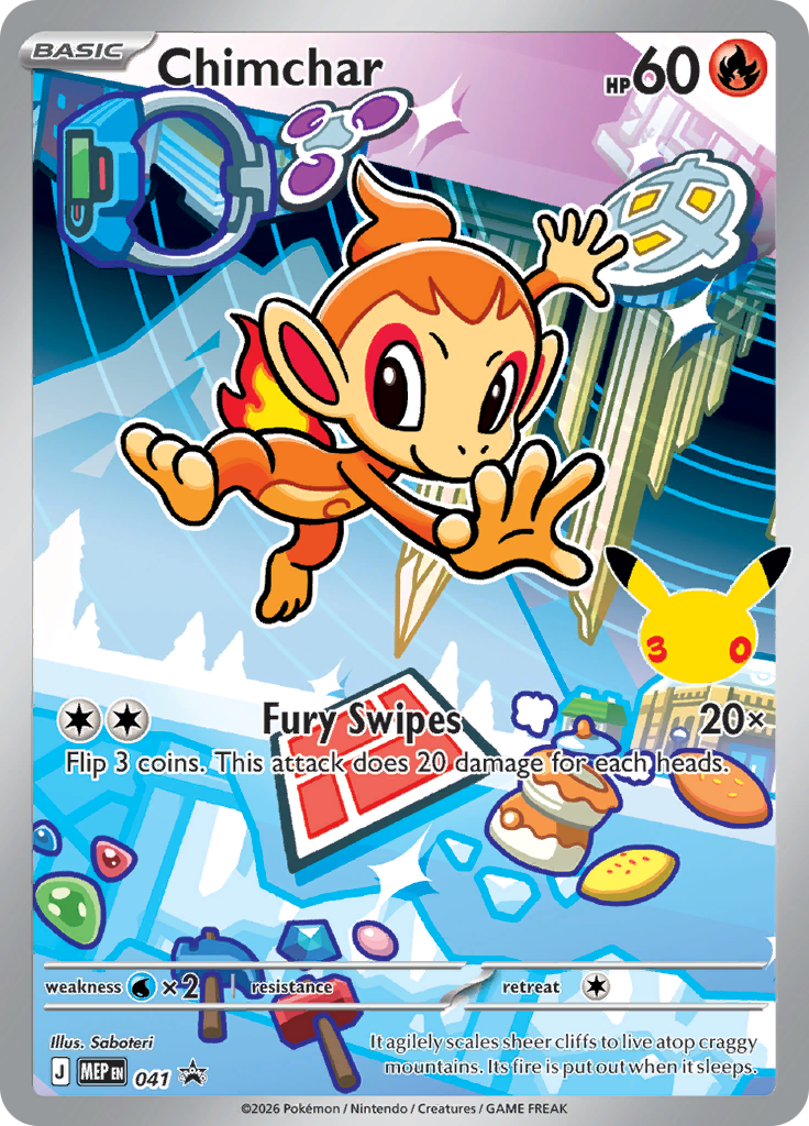 Chimchar - ME Black Star Promos (Promo) [MEP-41] English / Near Mint / Normal