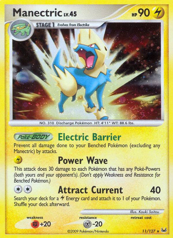 Manectric - Platinum (Holo Rare) [PL-11] English / Near Mint / Normal