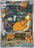 Team Rocket's Raticate - Destined Rivals (Illustration Rare) [DRI-202] English / Near Mint / Normal