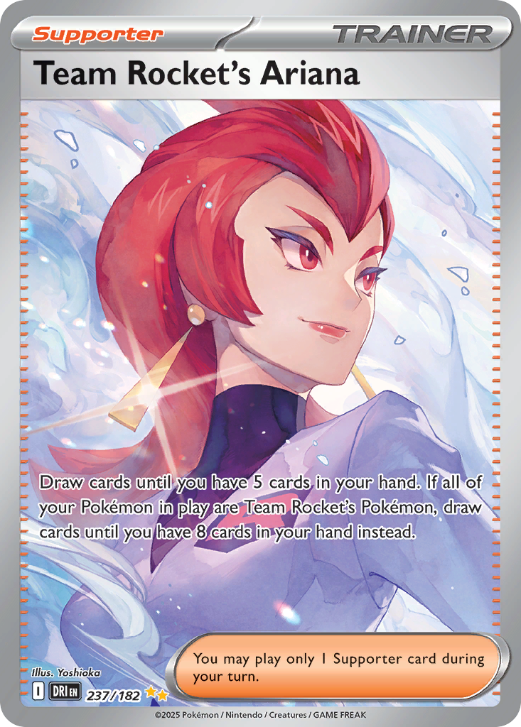 Team Rocket's Ariana - Destined Rivals (Special Illustration Rare) [DRI-237] English / Near Mint / Normal