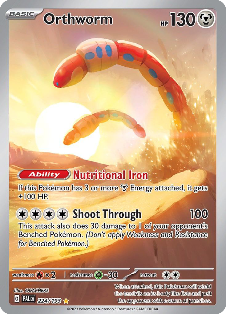 Orthworm - Paldea Evolved (Illustration Rare) [PAL-224] English / Near Mint / Normal