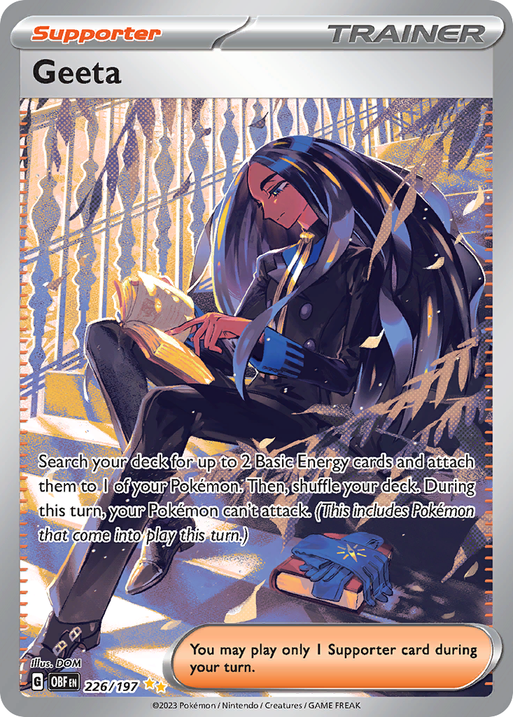 Geeta - Obsidian Flames (Special Illustration Rare) [OBF-226] English / Near Mint / Normal