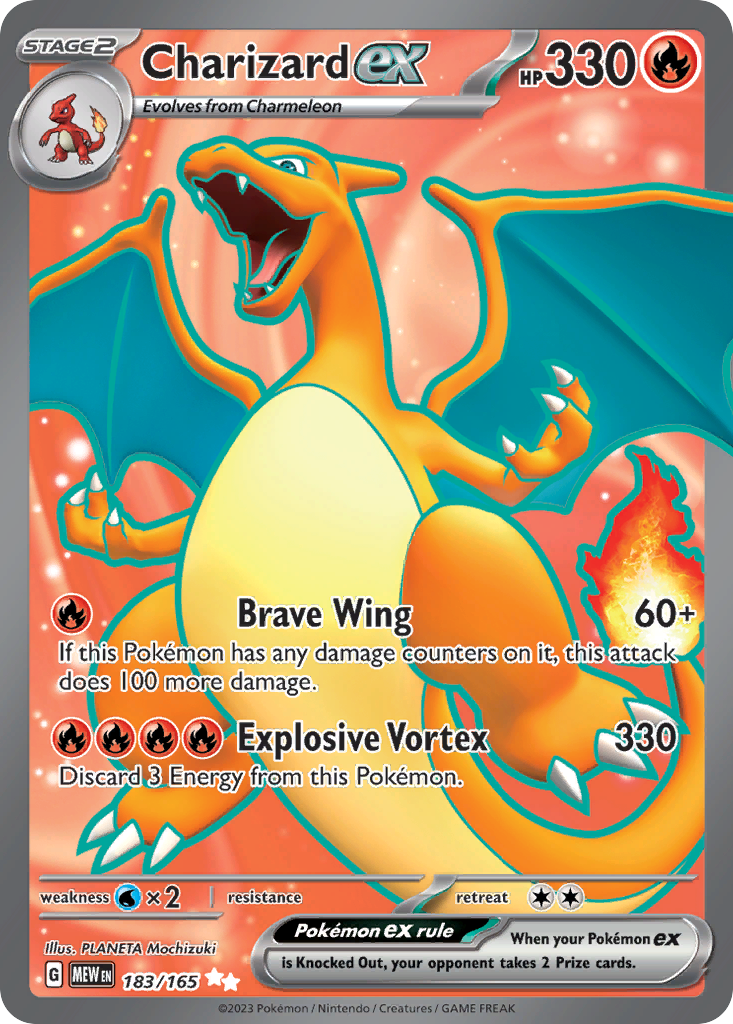 Charizard ex - 151 (Ultra Rare) [MEW-183] English / Near Mint / Normal