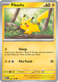 Pikachu - 151 (Common) [MEW-25] English / Near Mint / Reverse-Holo Normal