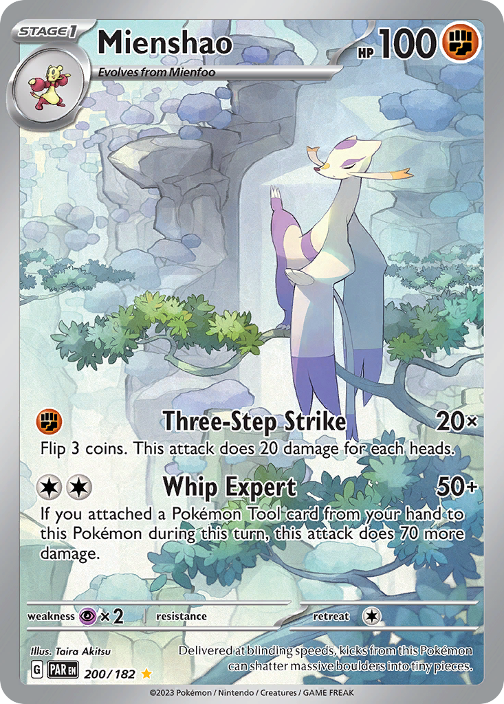 Mienshao - Paradox Rift (Illustration Rare) [PAR-200] English / Near Mint / Normal
