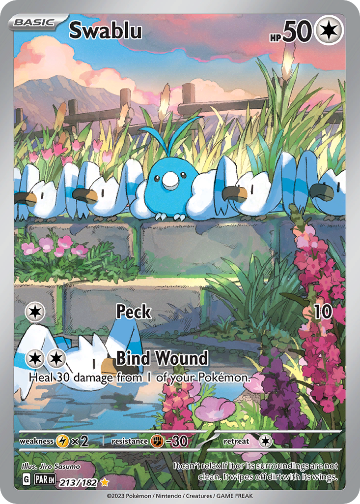 Swablu - Paradox Rift (Illustration Rare) [PAR-213] English / Near Mint / Normal