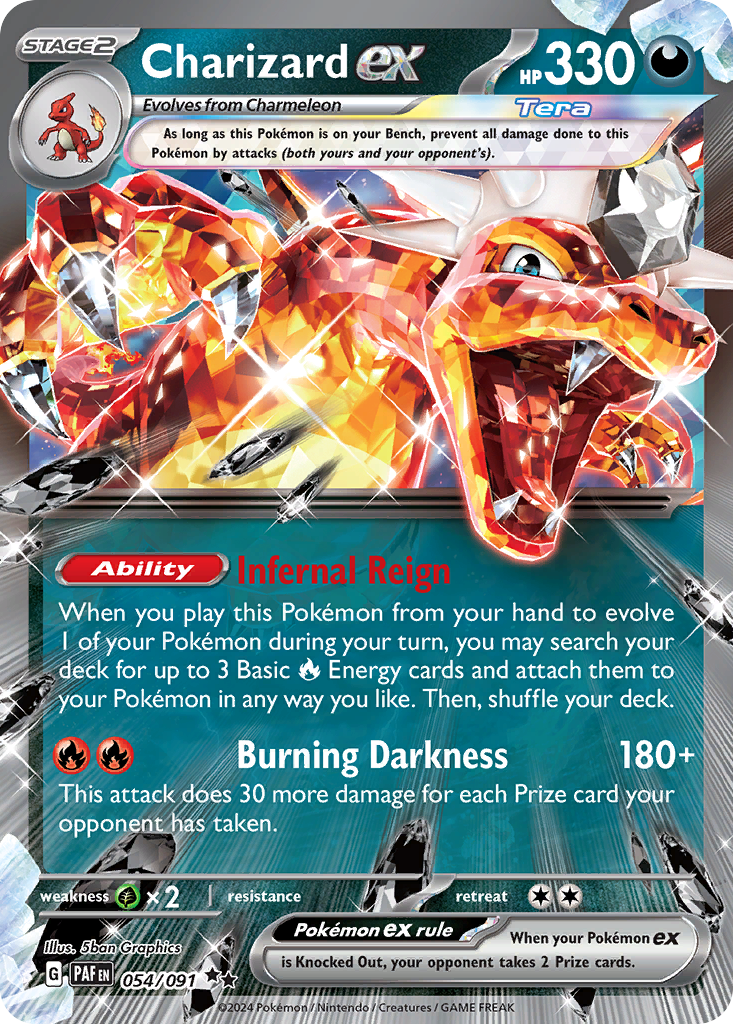 Charizard ex - Paldean Fates (Double Rare) [PAF-54] English / Near Mint / Normal