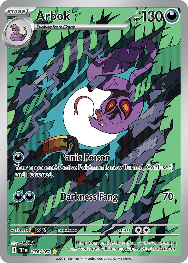 Arbok - Temporal Forces (Illustration Rare) [TEF-176]
