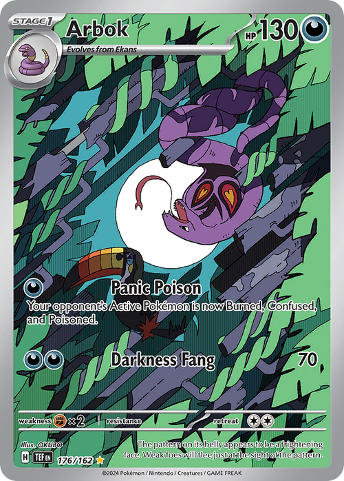 Arbok - Temporal Forces (Illustration Rare) [TEF-176]