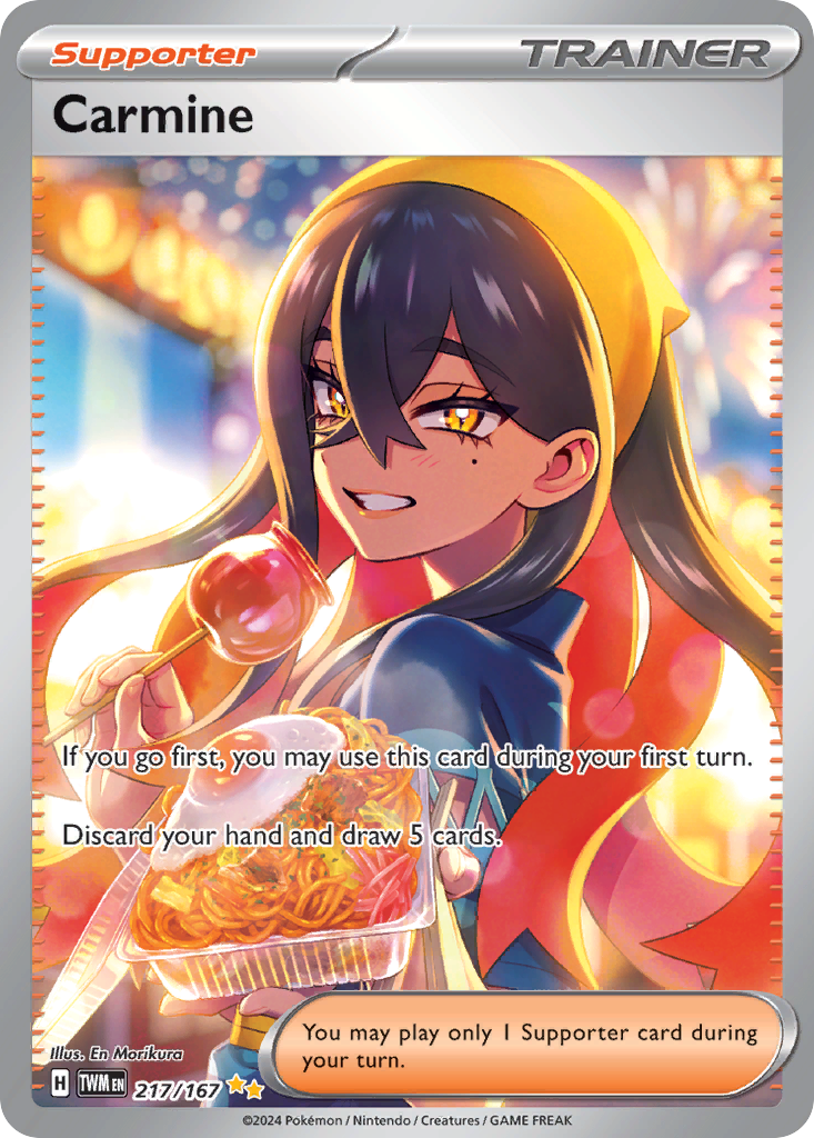 Carmine - Twilight Masquerade (Special Illustration Rare) [TWM-217] English / Near Mint / Normal