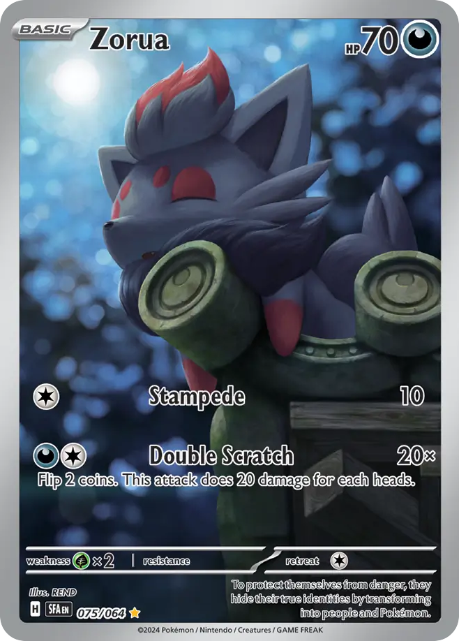 Zorua - Shrouded Fable (Illustration Rare) [SFA-75] English / Near Mint / Normal