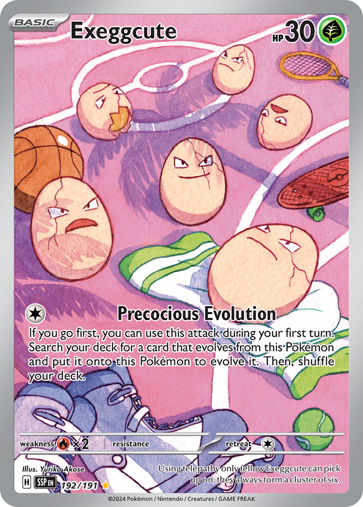 Exeggcute - Surging Sparks (Illustration Rare) [SSP-192] English / Near Mint / Normal