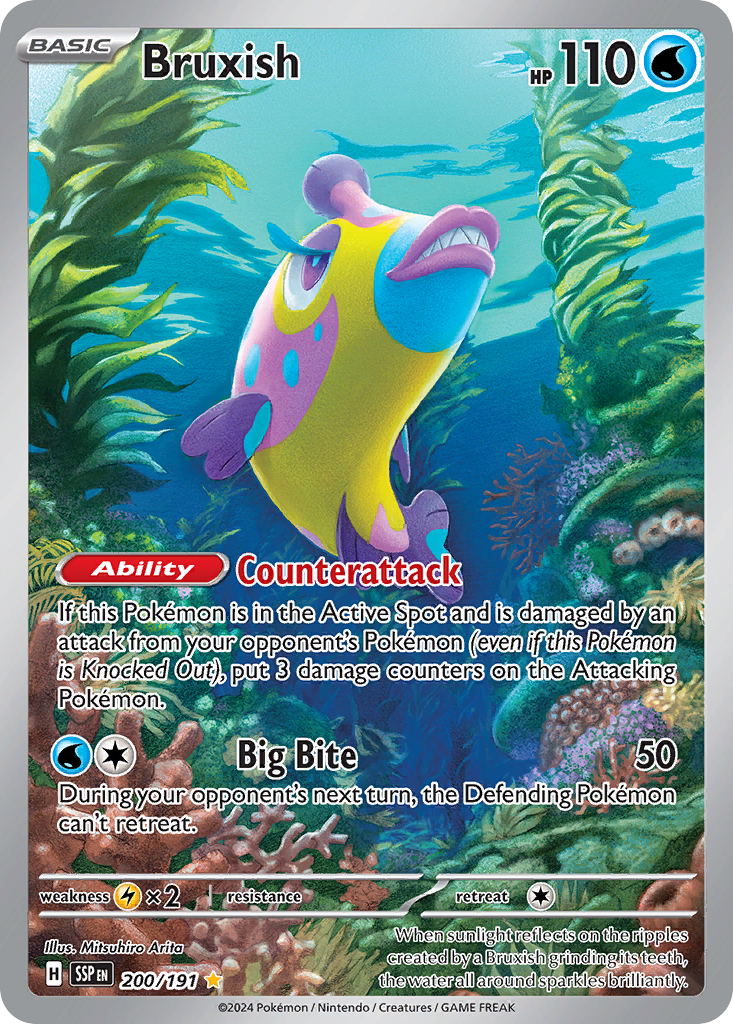 Bruxish - Surging Sparks (Illustration Rare) [SSP-200]