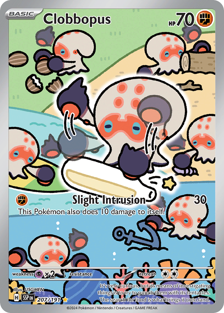 Clobbopus - Surging Sparks (Illustration Rare) [SSP-207] English / Near Mint / Normal