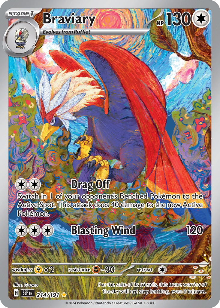 Braviary - Surging Sparks (Illustration Rare) [SSP-214]