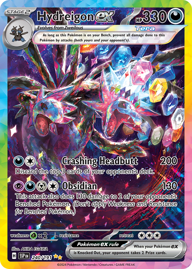 Hydreigon ex - Surging Sparks (Special Illustration Rare) [SSP-240] English / Near Mint / Normal