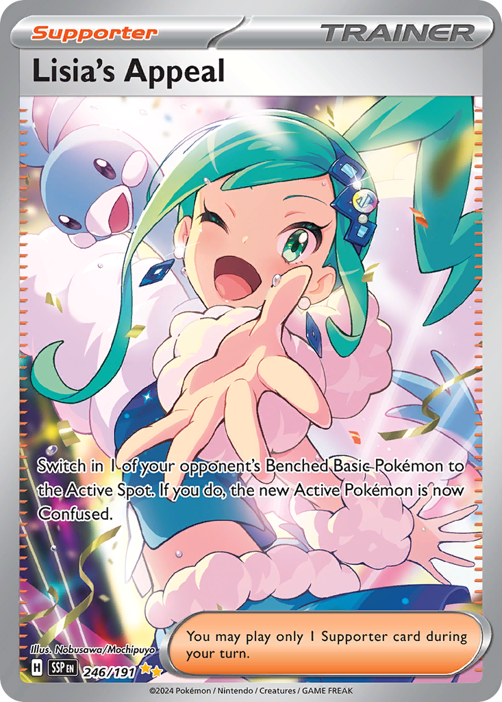Lisia's Appeal - Surging Sparks (Special Illustration Rare) [SSP-246] English / Near Mint / Normal