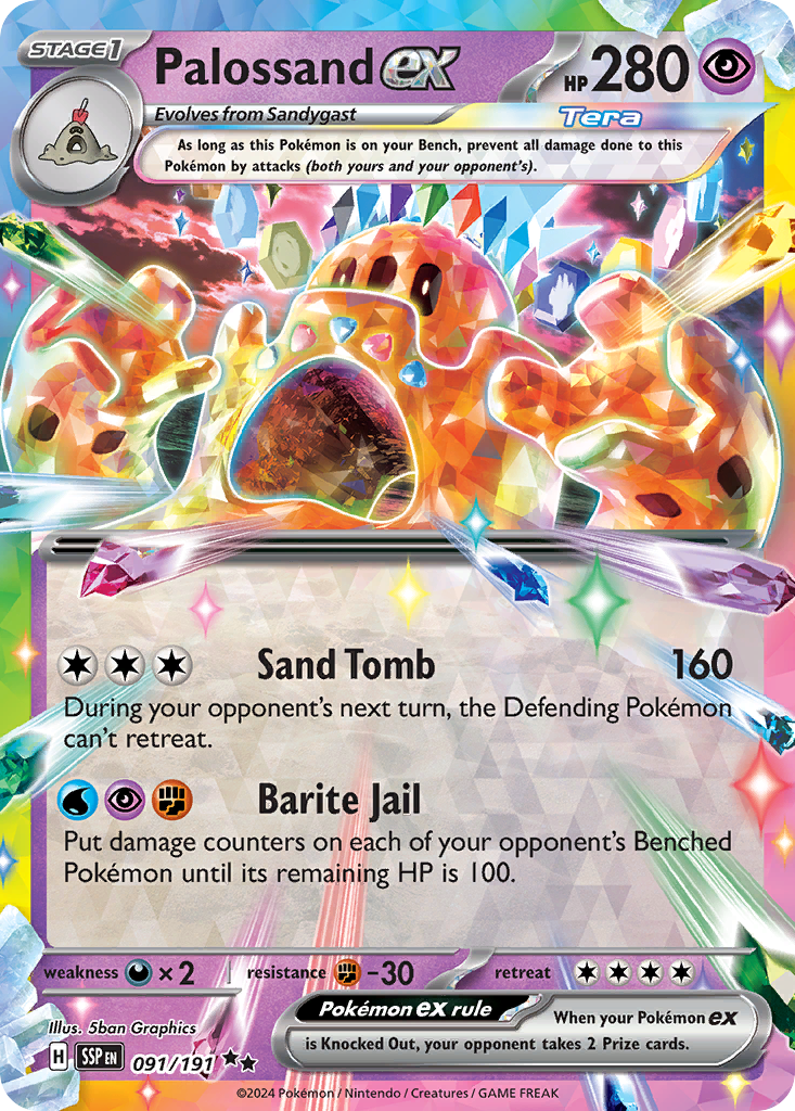 Palossand ex - Surging Sparks (Double Rare) [SSP-91] English / Near Mint / Normal
